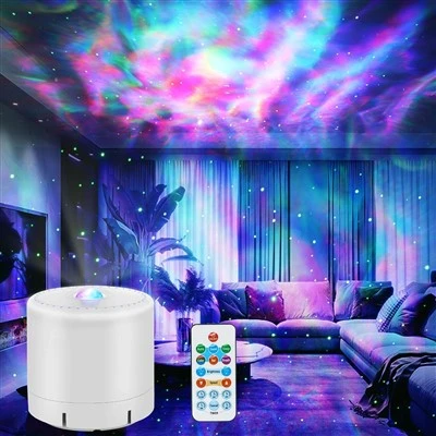 Proiector Galaxy Star cu temporizator și telecomandă